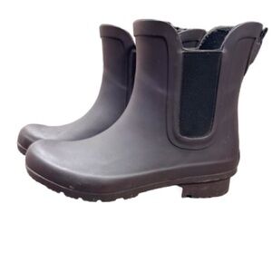 Roma Women's Chelsea Rain Boots Size 6 Matte Eggplant